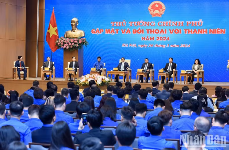 At the dialogue (Photo: NDO)