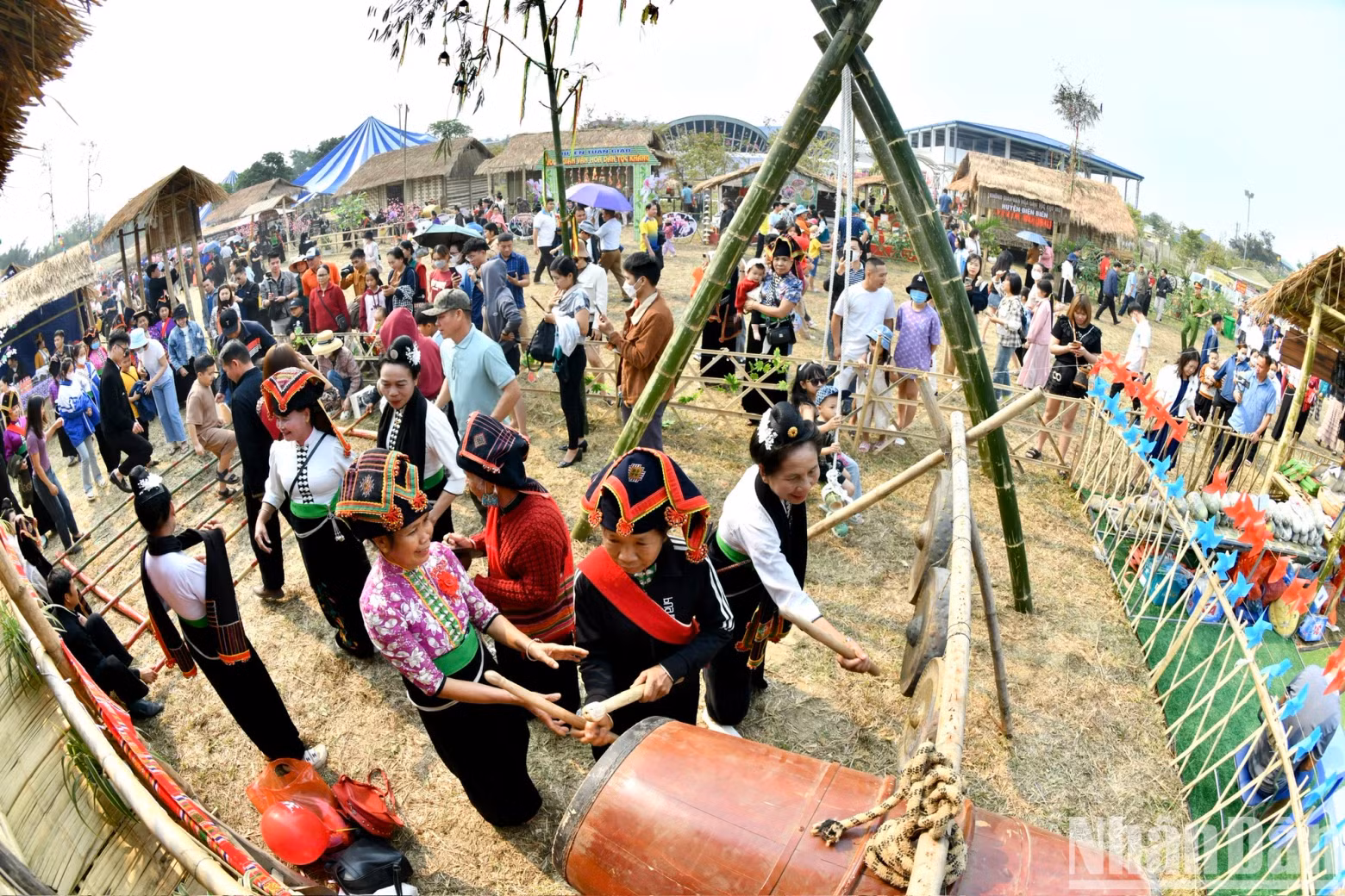 Cultural space of Thai ethnic people in Dien Bien Province.