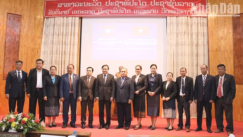 The delegates at the ceremony