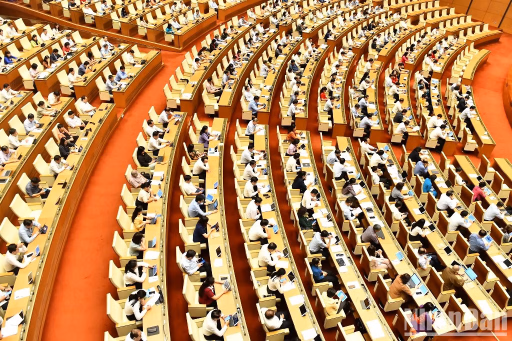 In Pictures: NA starts question-and-answer session ảnh 4