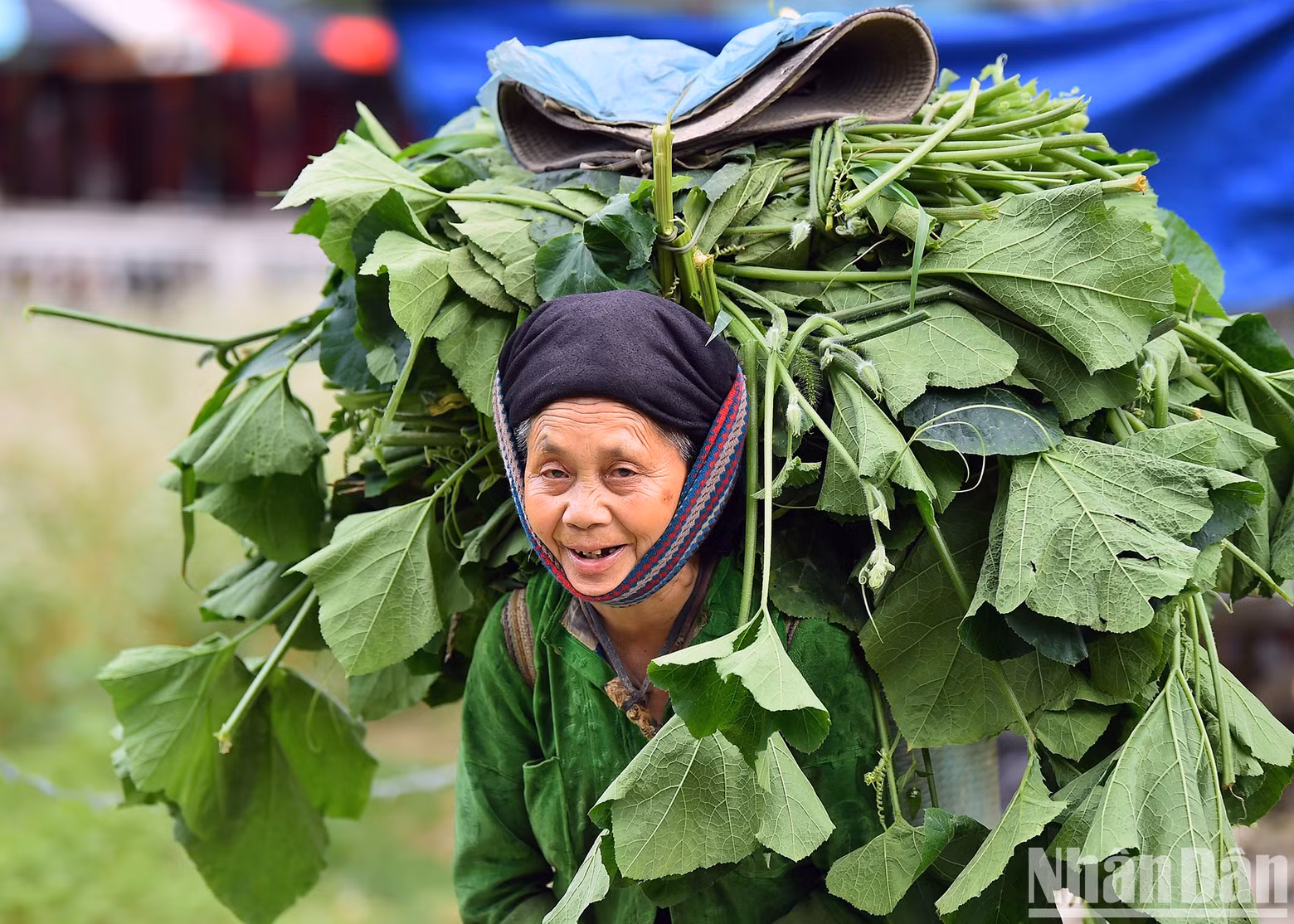 An old H’Mong woman at Lung Cam Cultural Village returns home after a day of work. Without fatigue and boredom, her relaxed smile really makes others forget all their troubles in life.