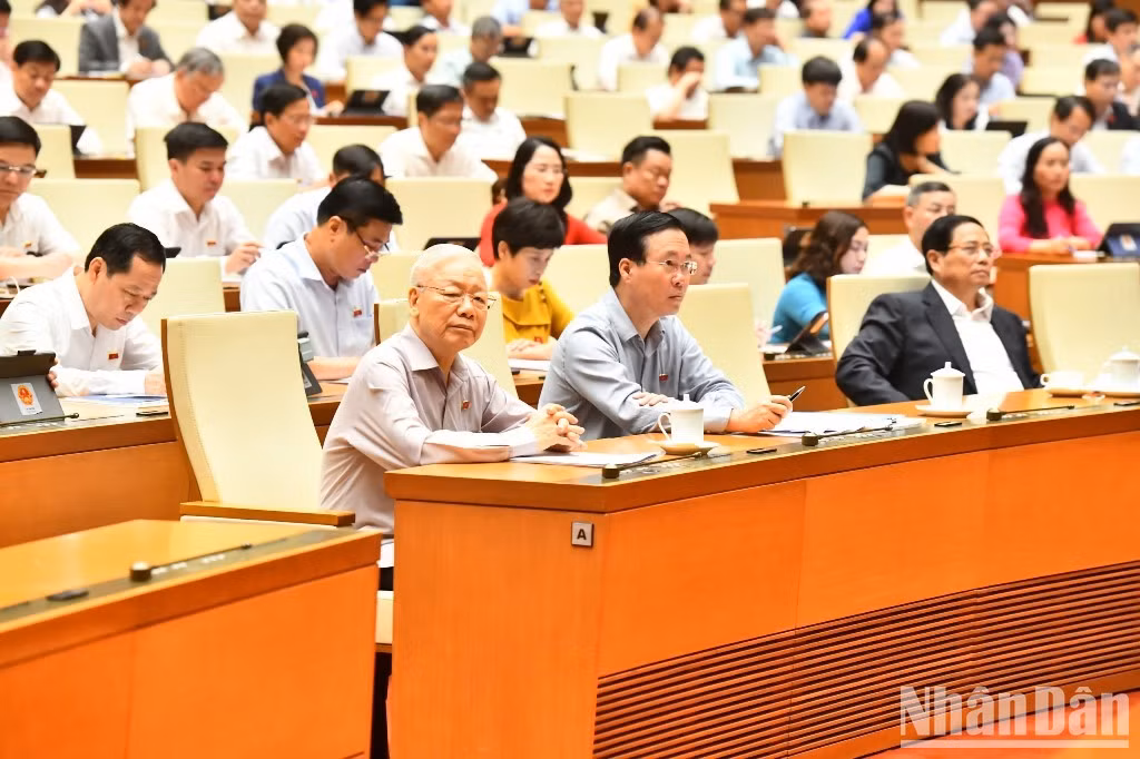In Pictures: NA starts question-and-answer session ảnh 3