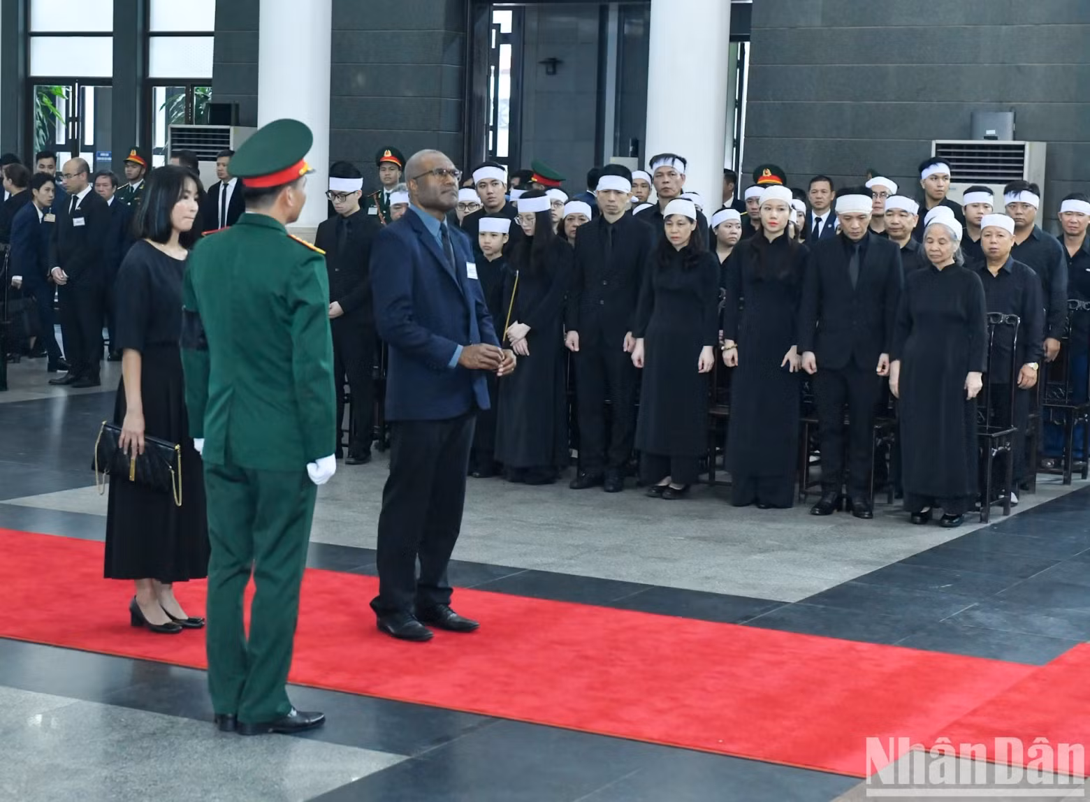 The delegation from Vanuatu.