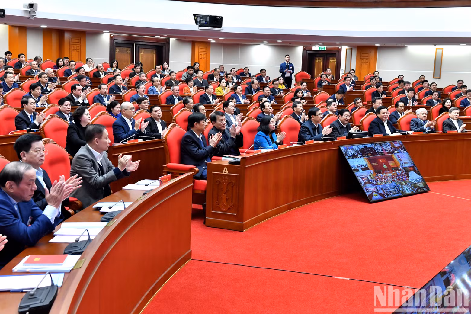 Party and State leaders attend the conference. Party and State leaders attend the conference.