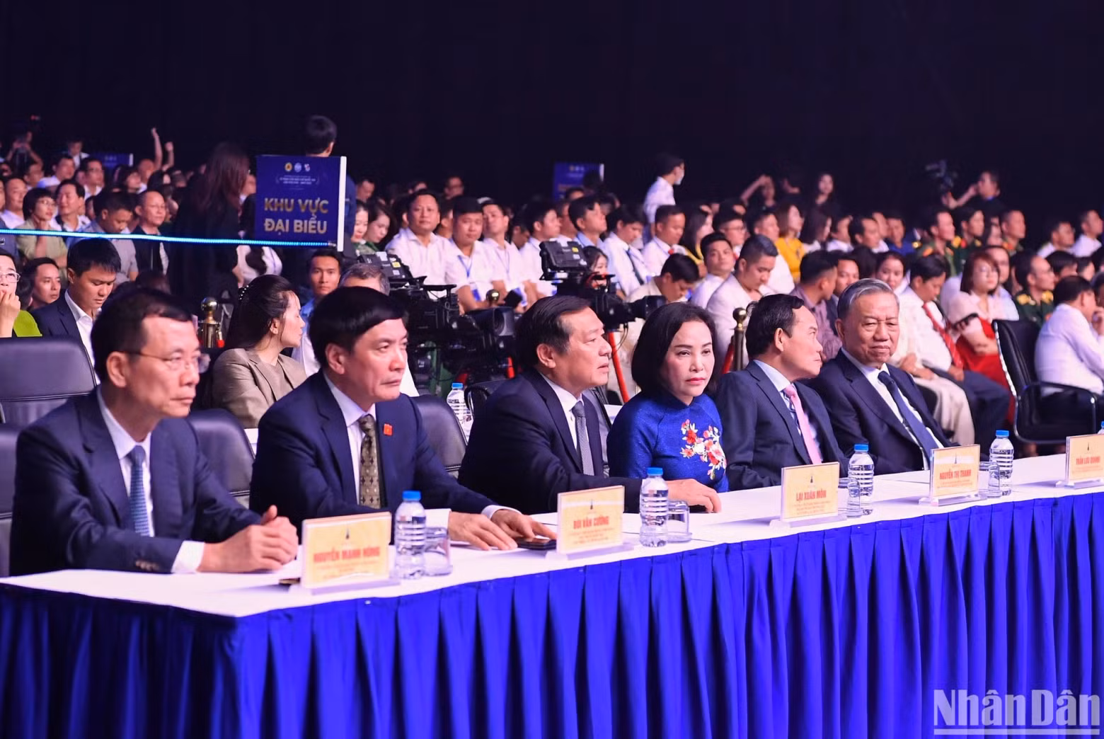 President To Lam delivers a keynote speech at the event.