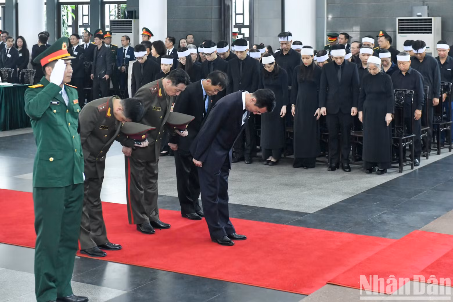 The delegation from the Democratic People's Republic of Korea.