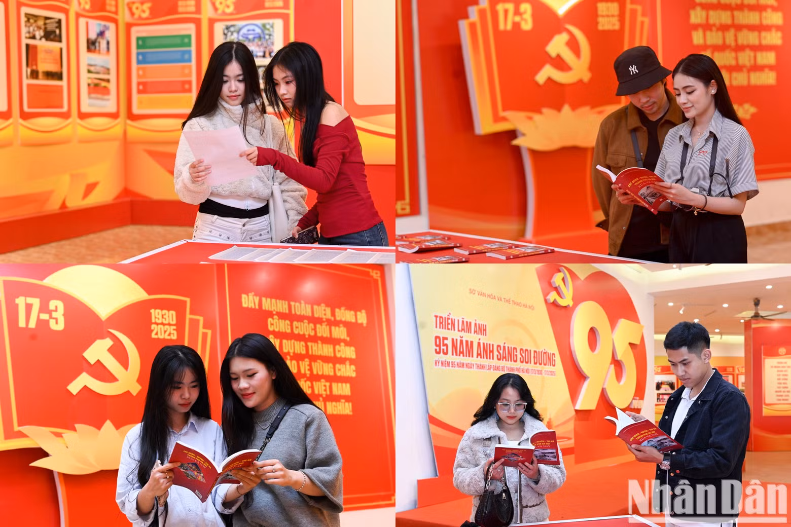The exhibition sees the attendance of Hanoi citizens, especially young people. The exhibition sees the attendance of Hanoi citizens, especially young people.
