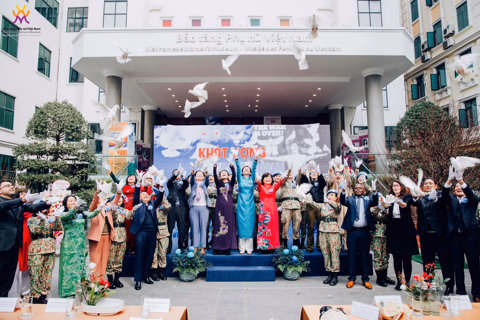 The “Aspiration for Peace” programme held at the Vietnamese Women’s Museum on January 9, 2023. (Photo: Vietnamese Women’s Museum)