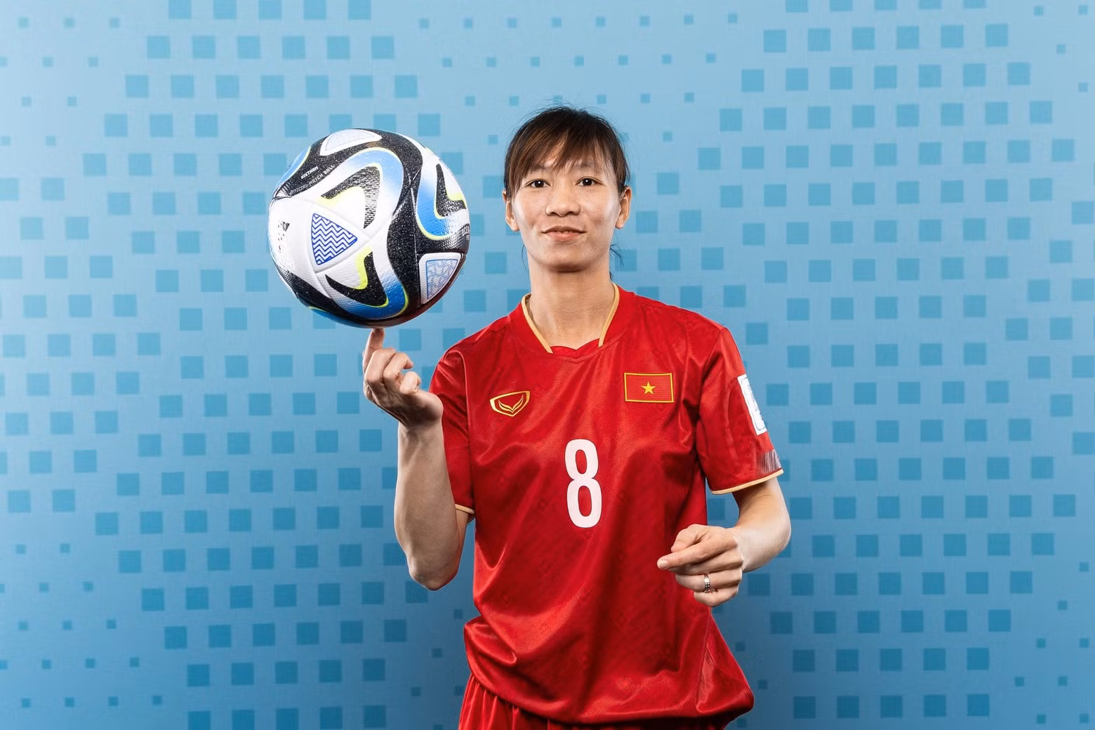 Midfielder Tran Thi Thuy Trang (Ho Chi Minh City Women’s Football Club)