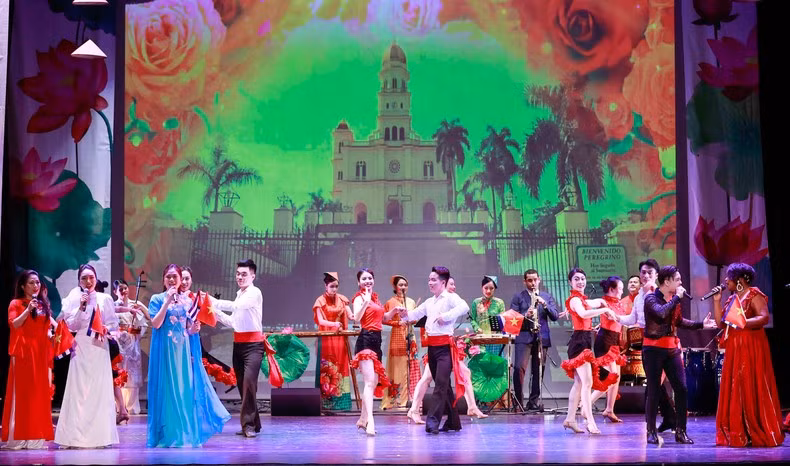 A performance at the programme.