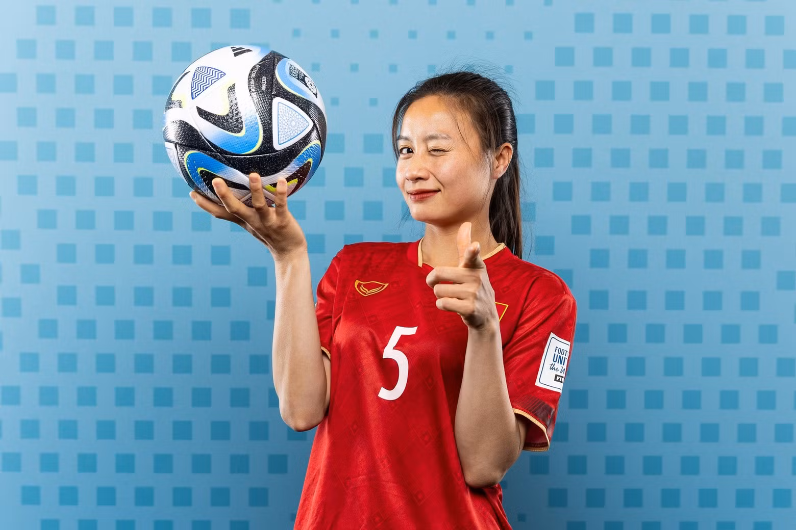 Defender Hoang Thi Loan (Hanoi Women’s Football Club)
