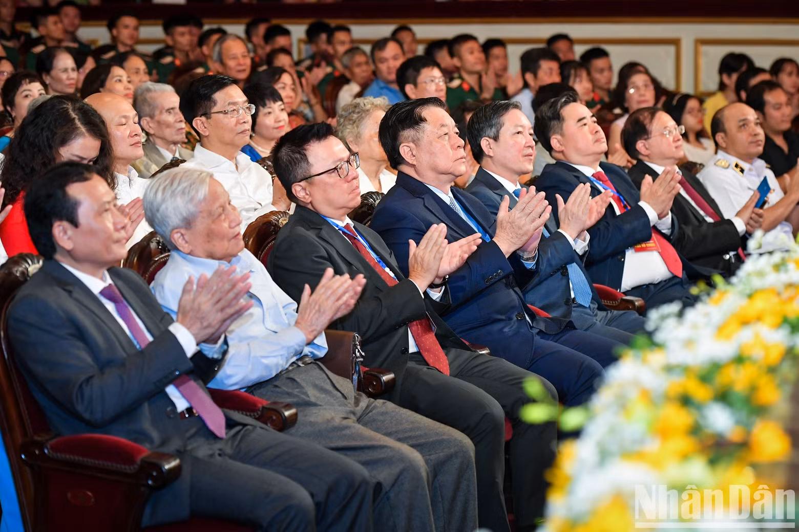 Party and State leaders at the event.