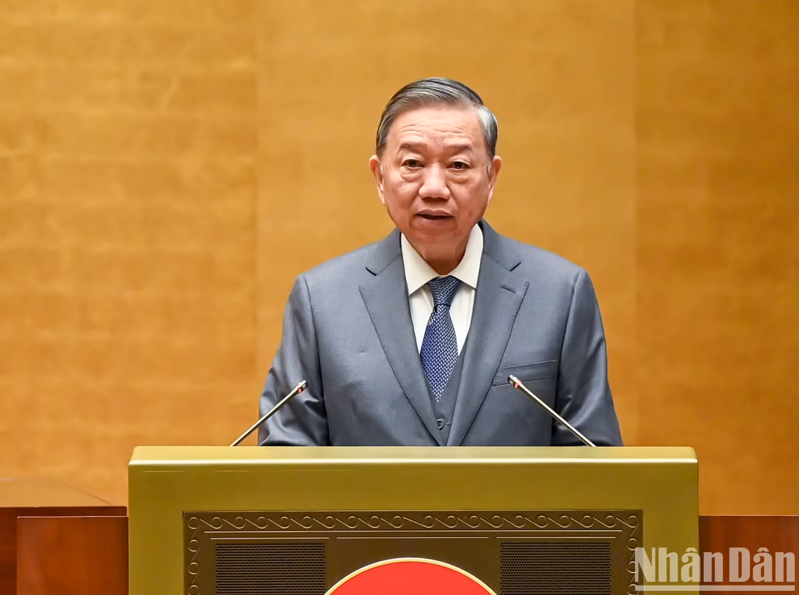 General Secretary To Lam, Head of the Central Steering Committee for Science, Technology, Innovation and Digital Transformation, delivers a speech at the conference. General Secretary To Lam, Head of the Central Steering Committee for Science, Technology, Innovation and Digital Transformation, delivers a speech at the conference.