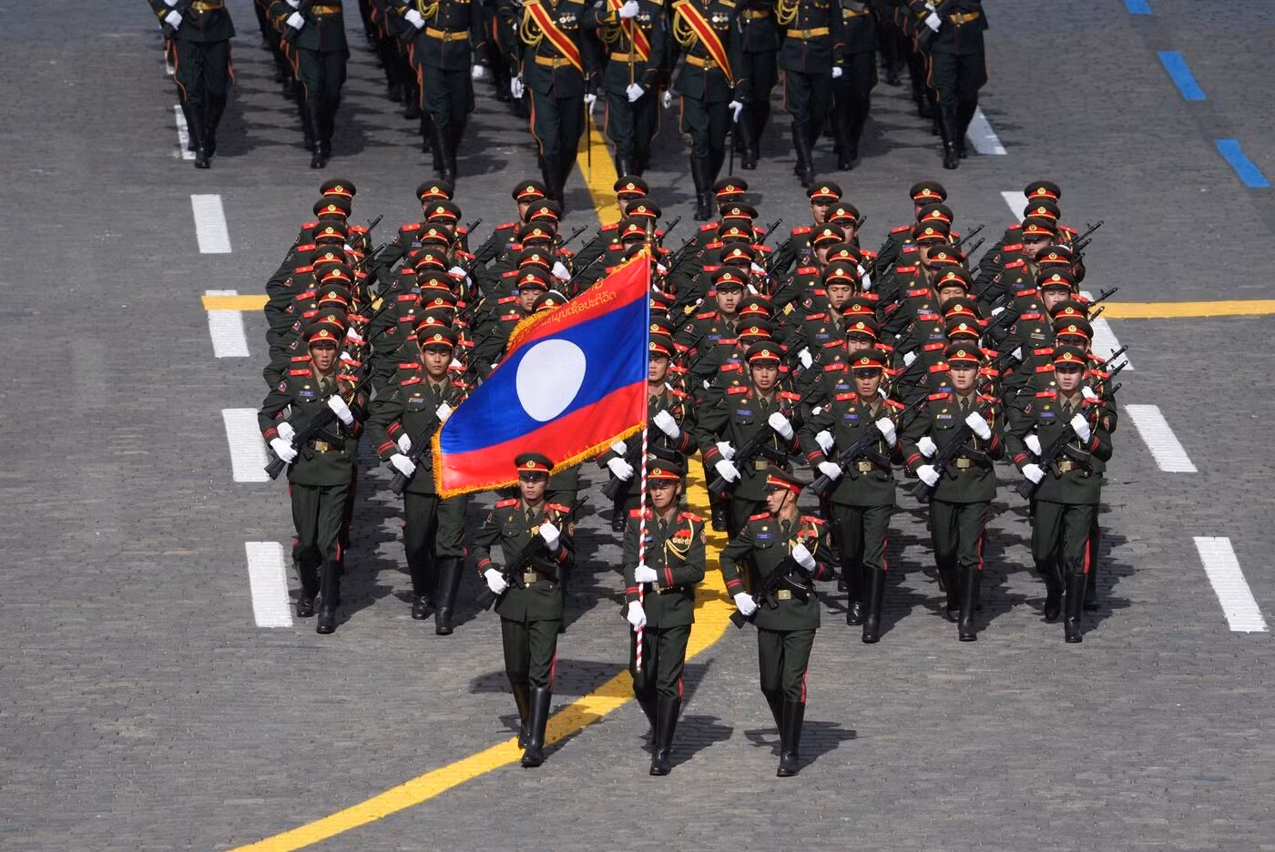 Troops from Laos. Troops from Laos.