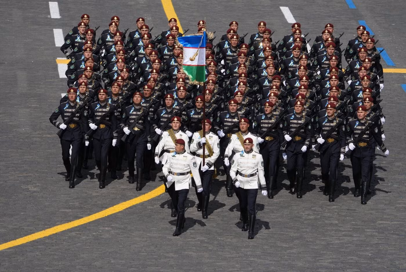 Troops from Uzbekistan. Troops from Uzbekistan.