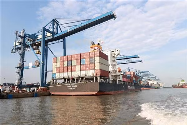 The Tan Cang-Cat Lai is among 20 container port clusters with highest production in the world. (Photo: VNA)