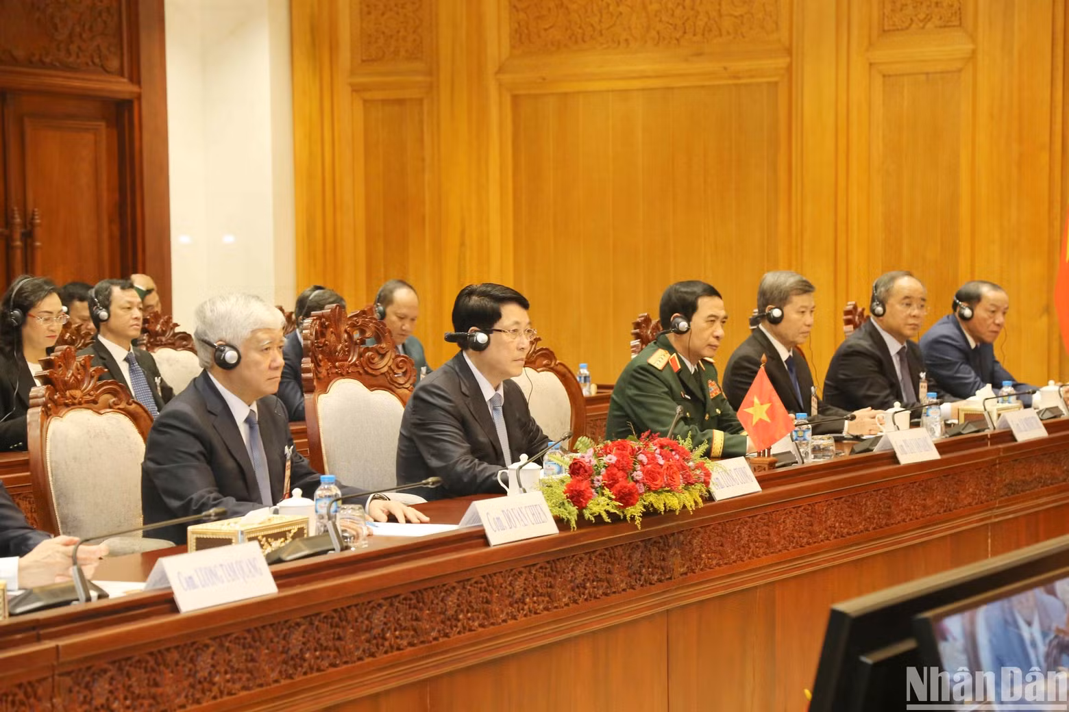 State President Luong Cuong and the high-level Vietnamese delegation attended the meeting. State President Luong Cuong and the high-level Vietnamese delegation attended the meeting.