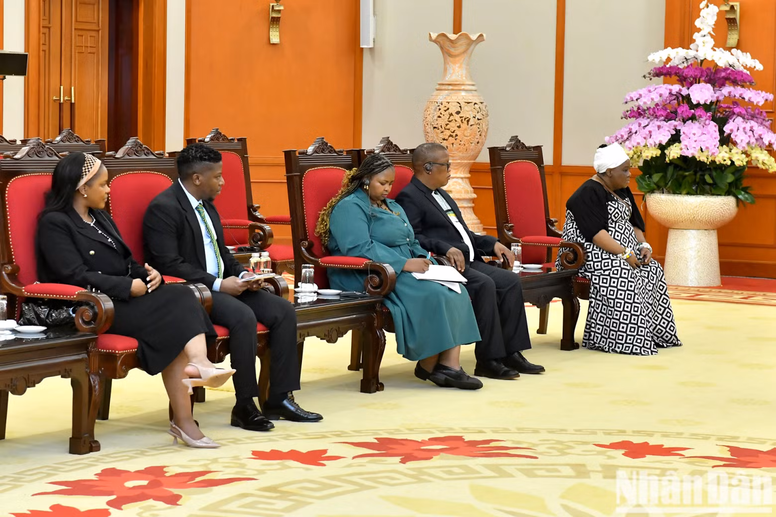 South African delegates attending the meeting.