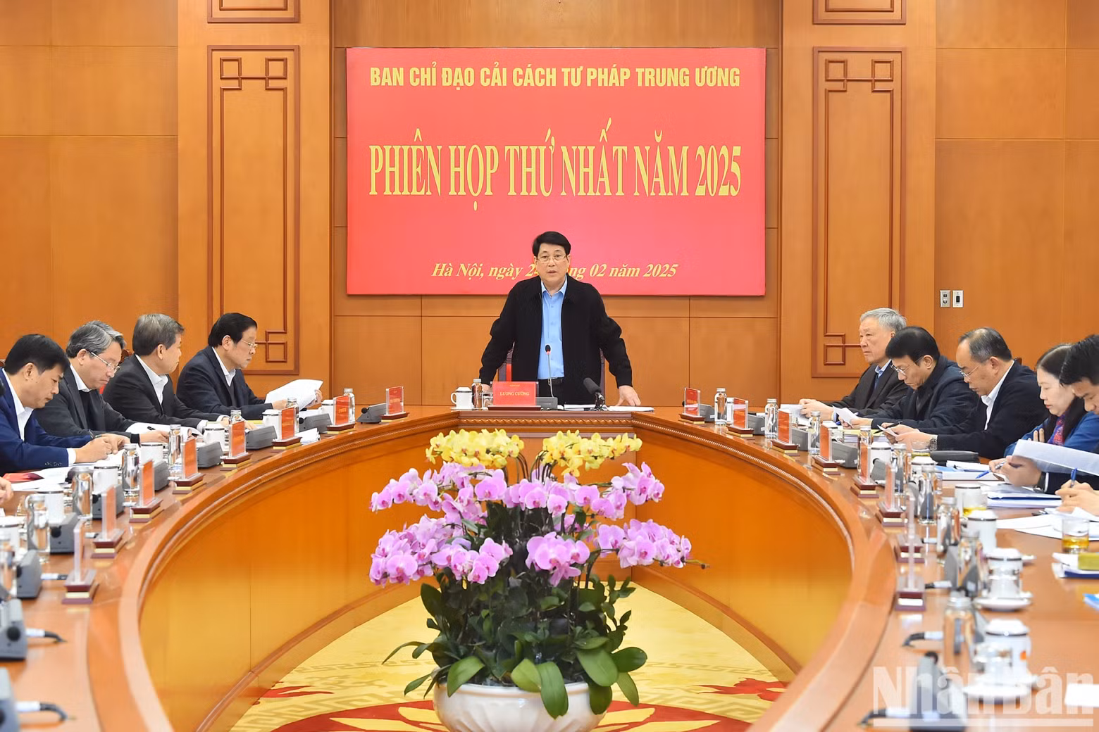 President Luong Cuong chairs the first meeting of the Central Steering Committee for Judicial Reform in 2025. President Luong Cuong chairs the first meeting of the Central Steering Committee for Judicial Reform in 2025.