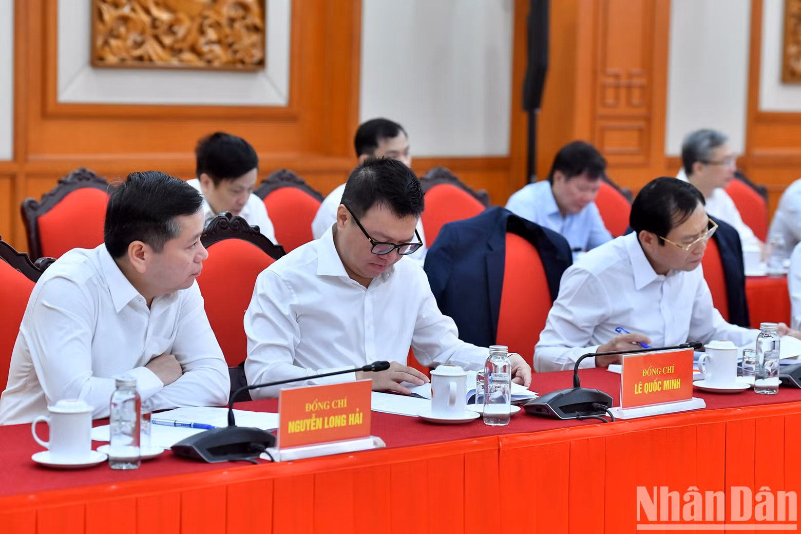 Delegates at the meeting.