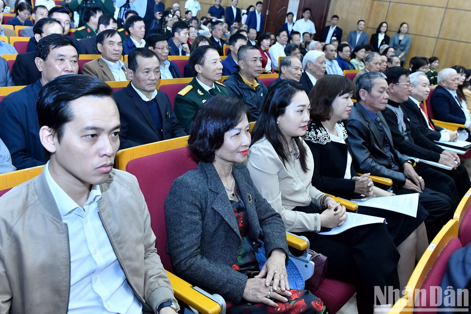 Delegates and voters at the conference.