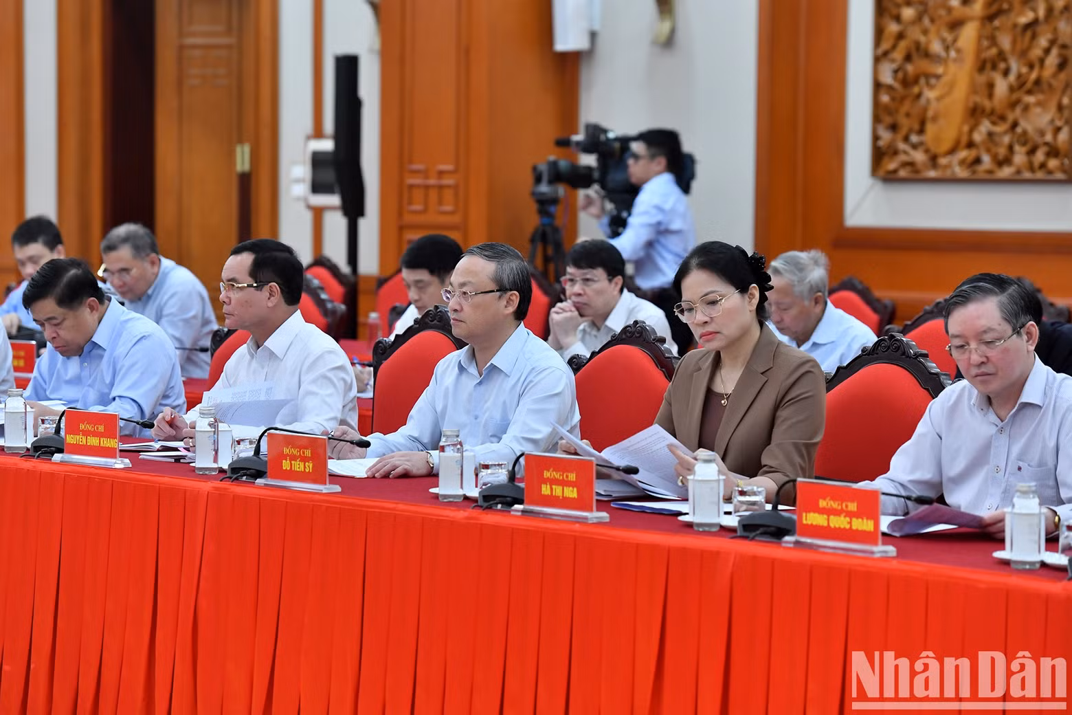 Delegates at the meeting.