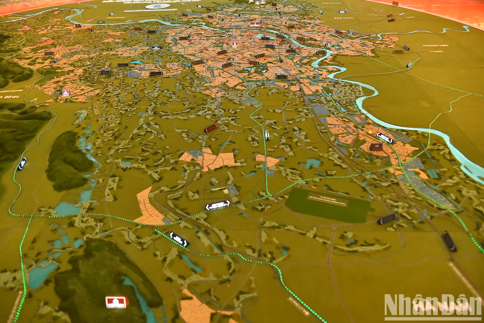 A model of Hanoi’s master until 2045, with a vision for 2065.