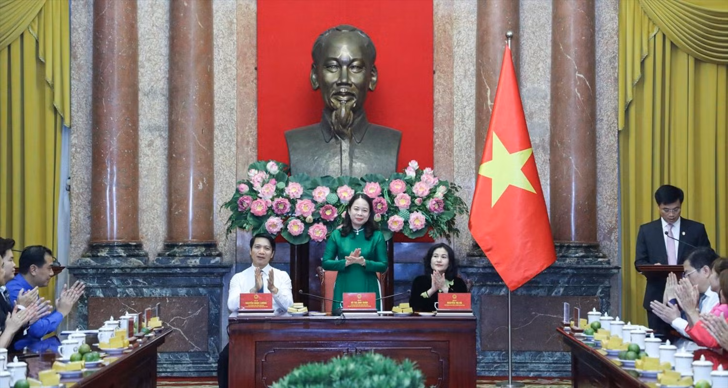 Vice President Vo Thi Anh Xuan speaks at the event (Photo: vpctn.gov.vn)