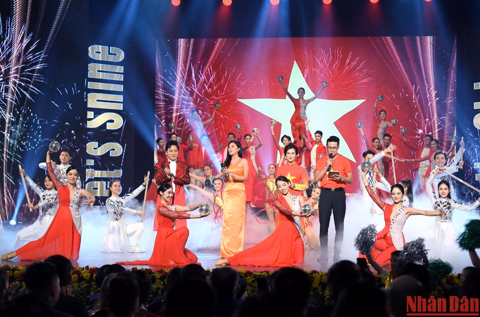 A performance at the ceremony.