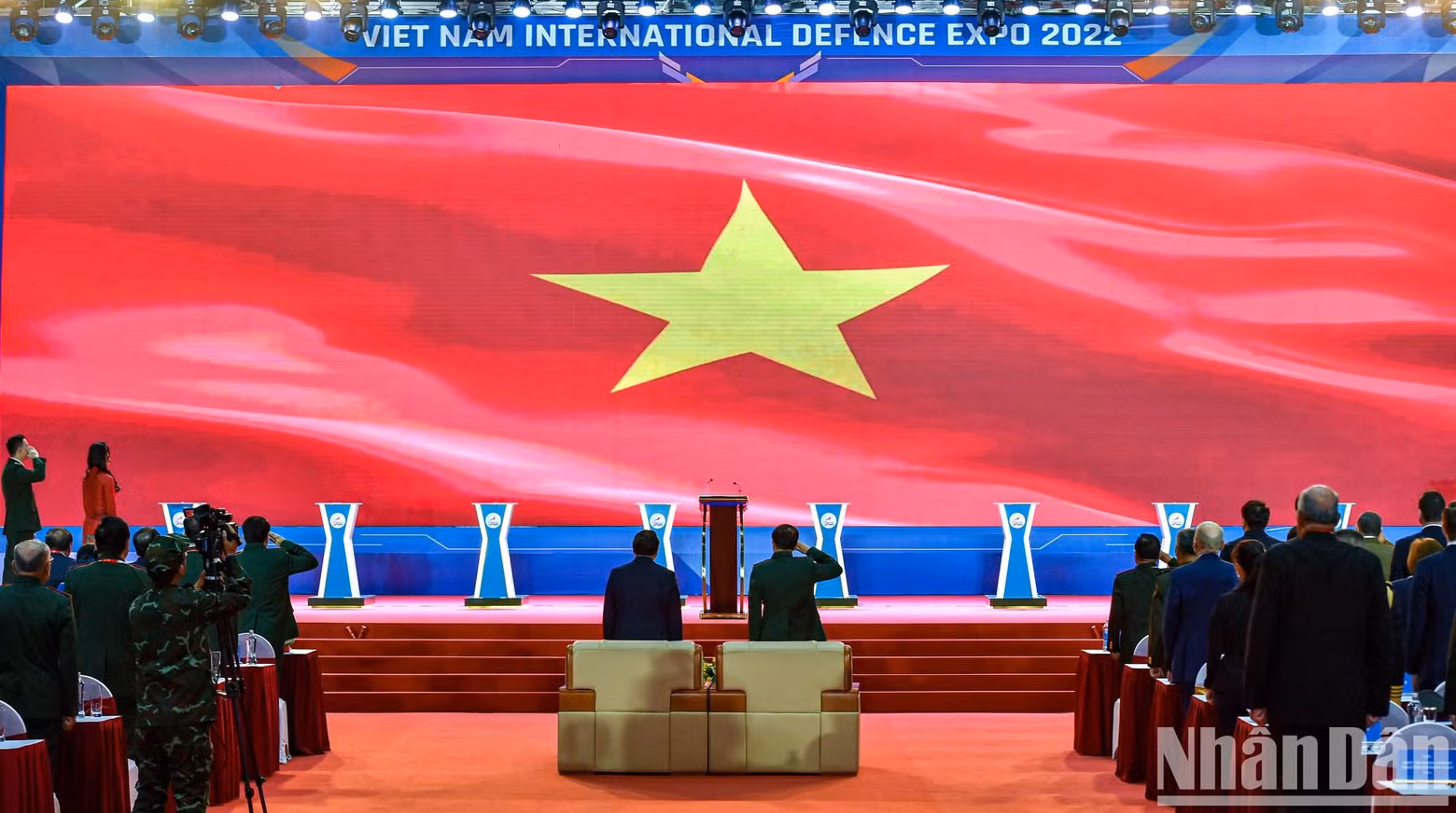 Delegates observe the flag-raising ceremony. Delegates observe the flag-raising ceremony.