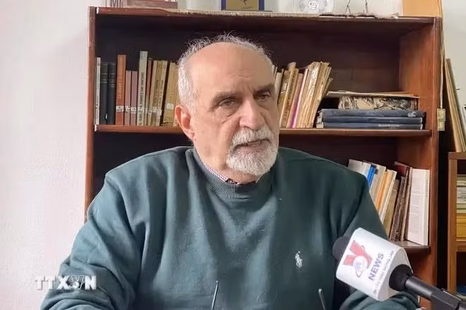 Jorge Kreyness, General Secretary of the Communist Party of Argentina (CPA) (Photo: VNA)