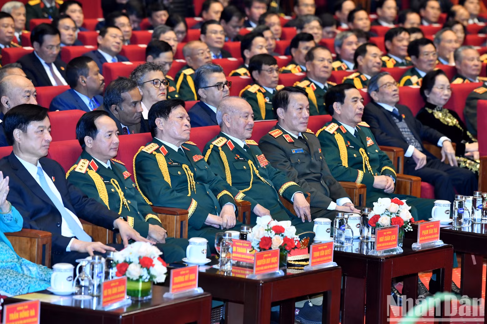 Delegates attending the ceremony.