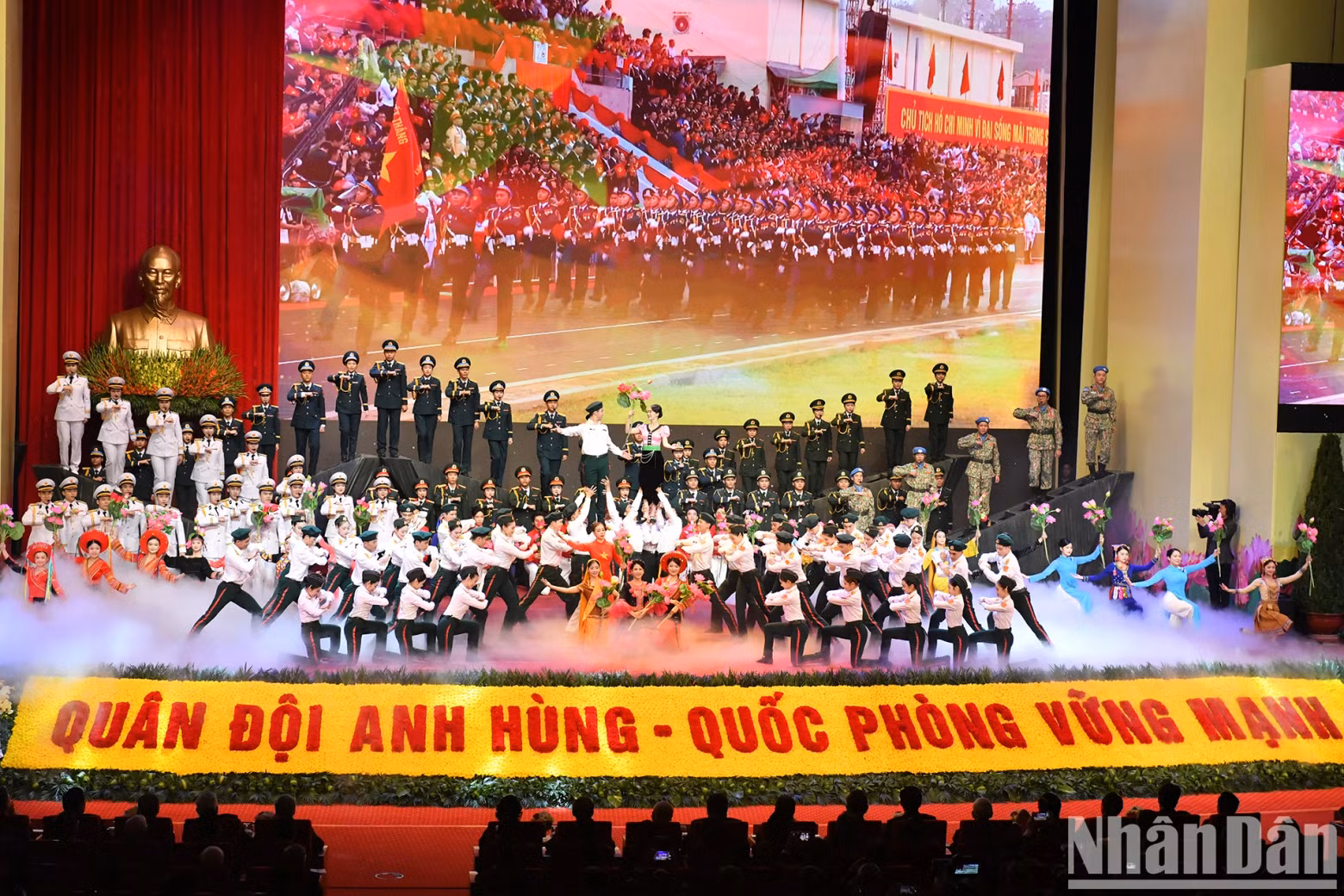 Art performance at the ceremony.