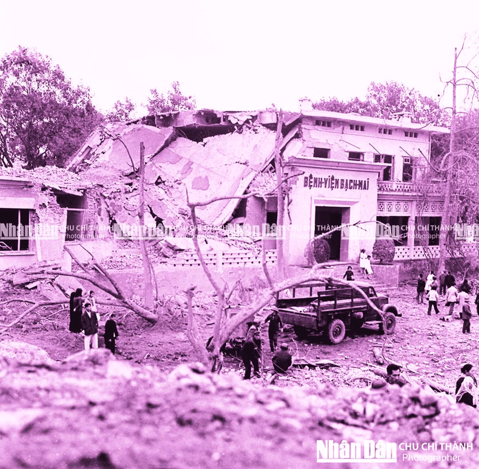 Kham Thien Street was destroyed.
