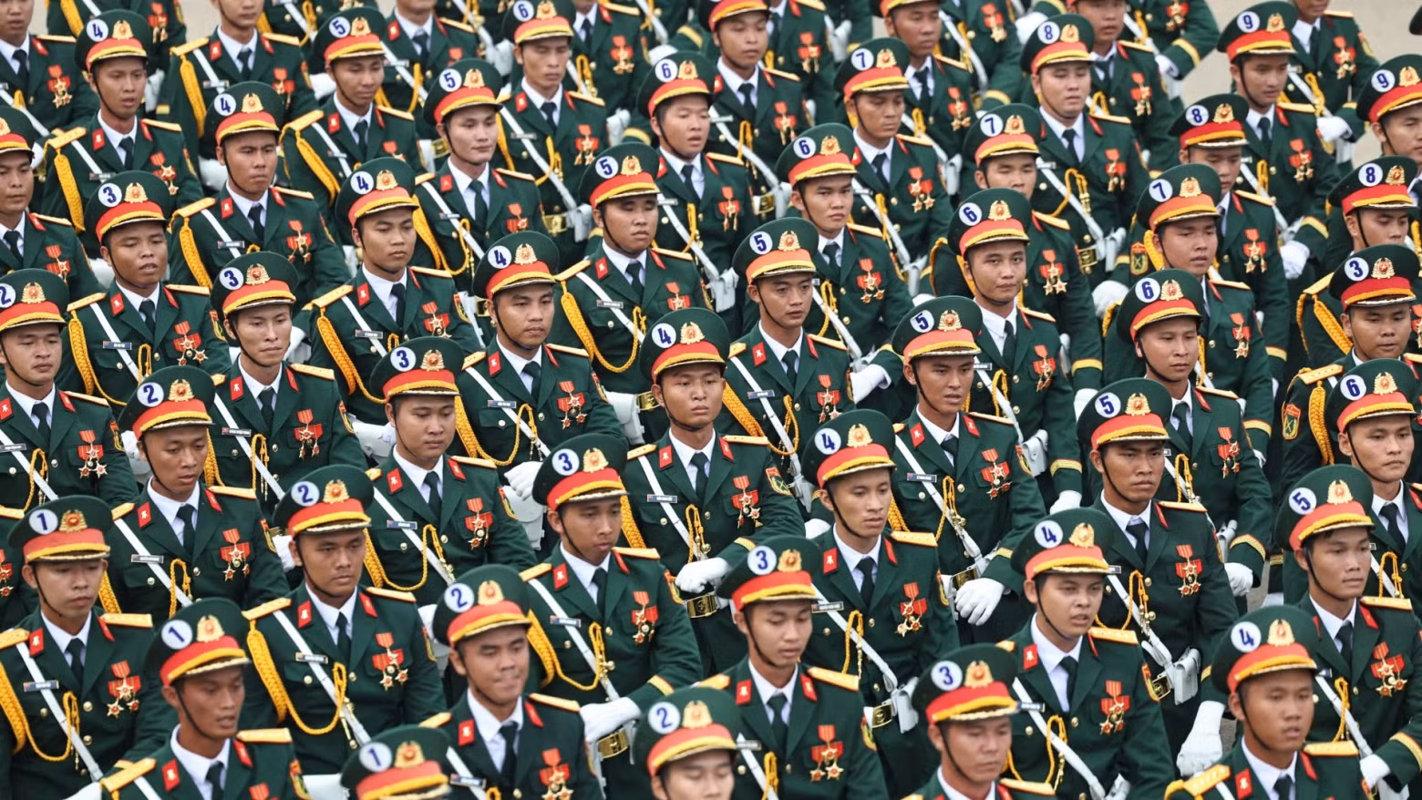 Male army officer.