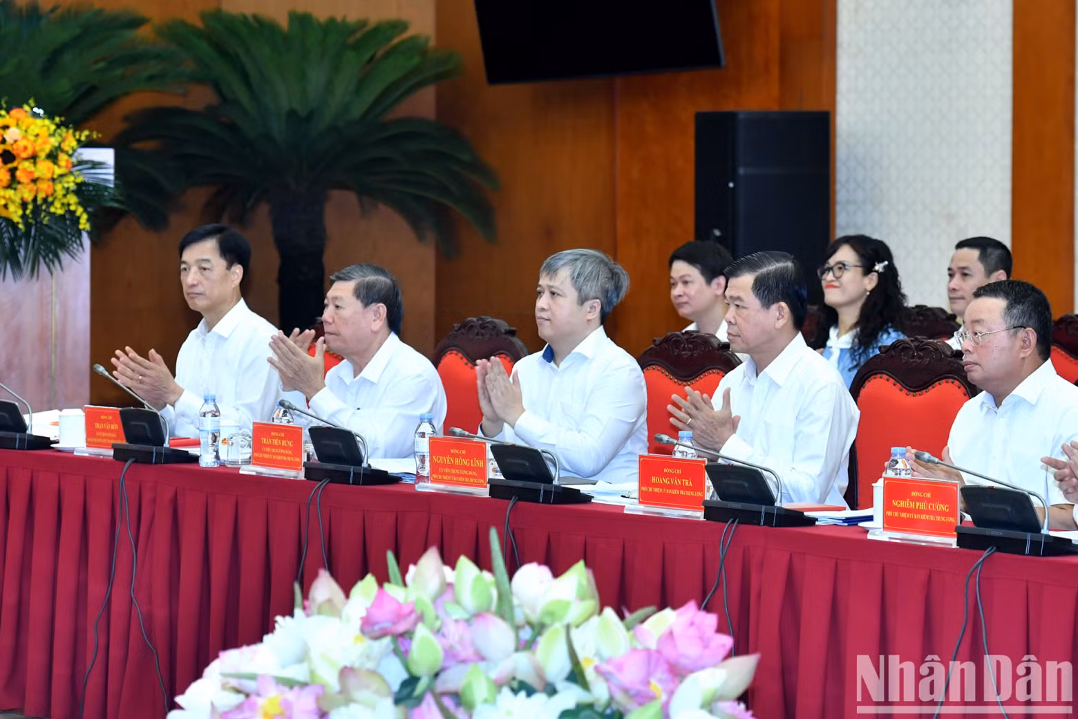 In Pictures: Party chief works with Party Central Committee’s Inspection Commission ảnh 7