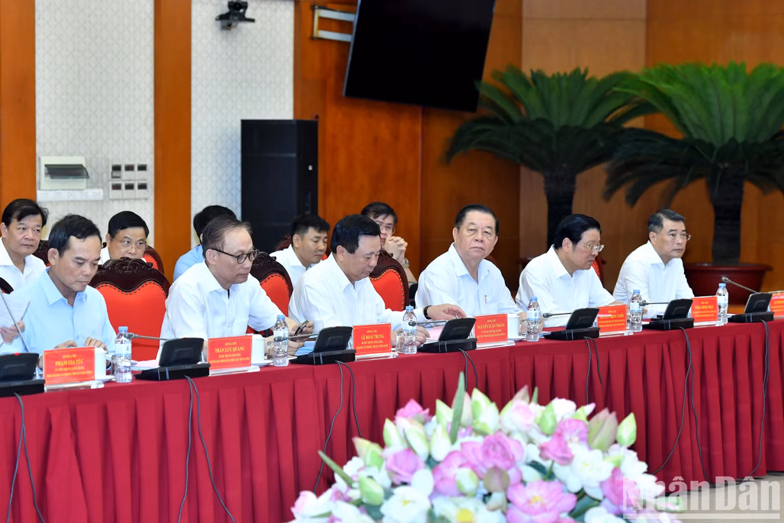 In Pictures: Party chief works with Party Central Committee’s Inspection Commission ảnh 6