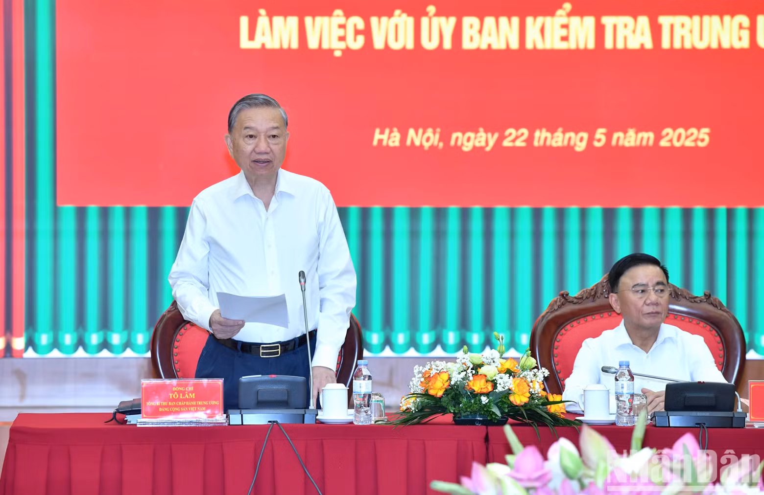 In Pictures: Party chief works with Party Central Committee’s Inspection Commission ảnh 4
