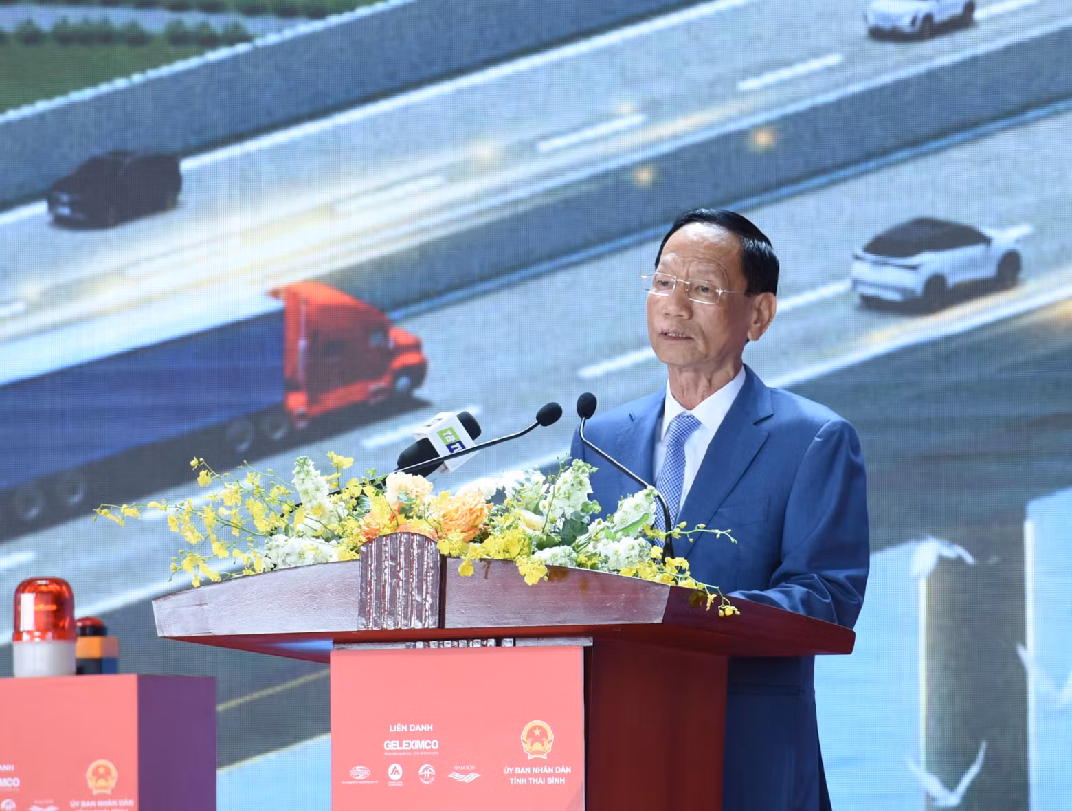 Geleximco Chairman Vu Van Tien speaks at the groundbreaking ceremony. Geleximco Chairman Vu Van Tien speaks at the groundbreaking ceremony.