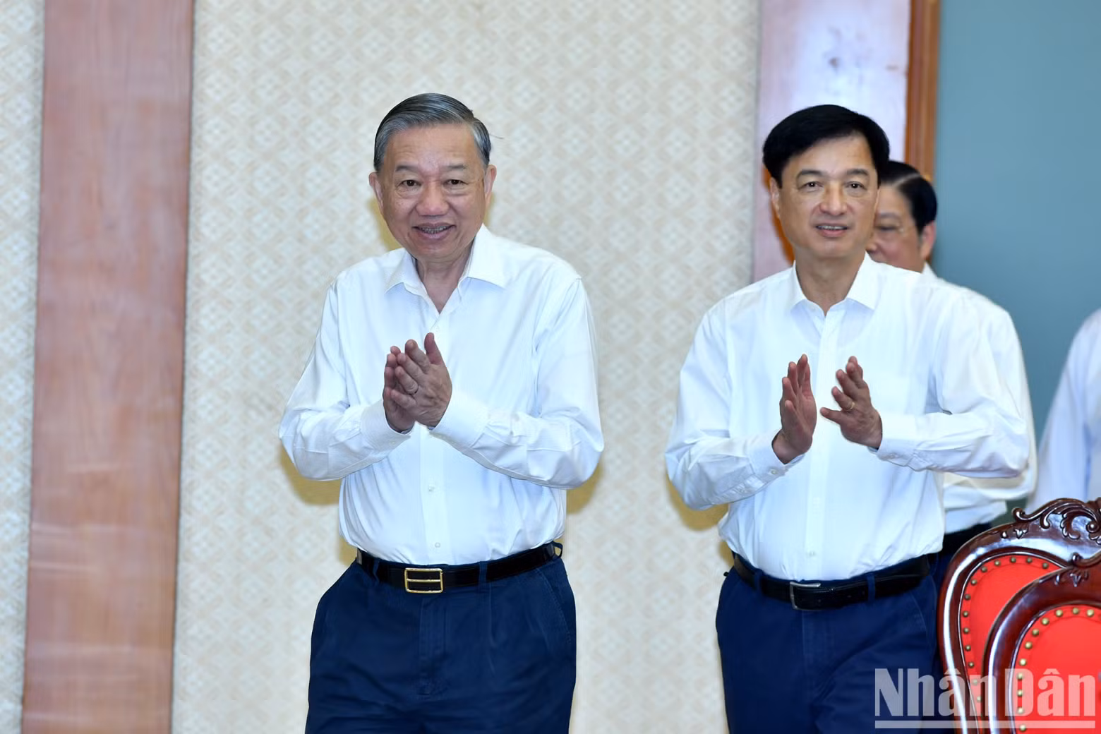 In Pictures: Party chief works with Party Central Committee’s Inspection Commission ảnh 1