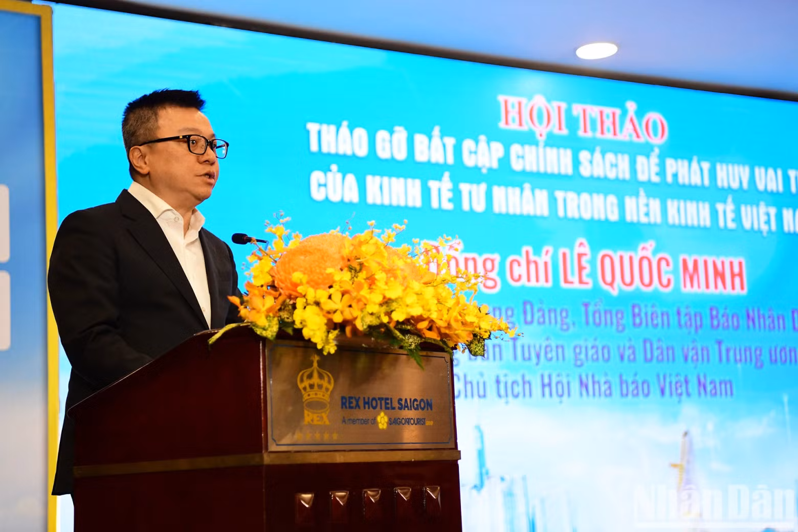 [In Pictures] Overview of workshop on removing policy shortcomings to promote role of private economy in Vietnam ảnh 3