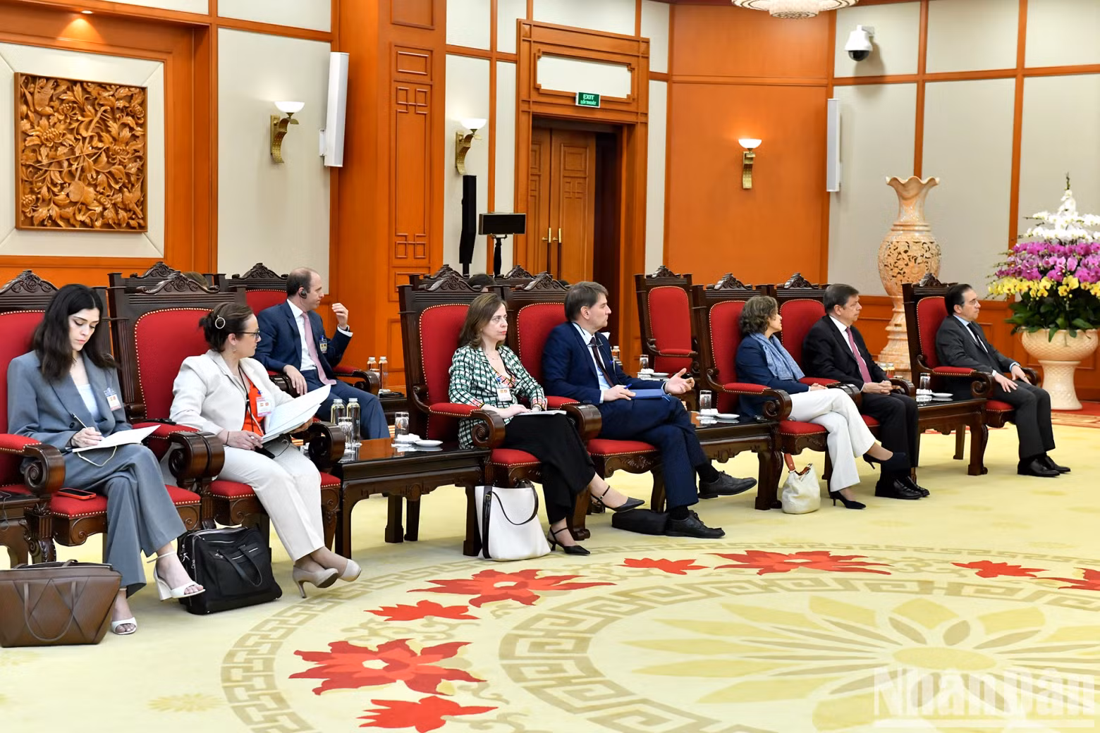 [In Pictures] Party chief To Lam receives Spanish Prime Minister Pedro Sánchez ảnh 5