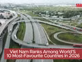 [Video] Viet Nam ranks among world's 10 most-favourite countries in 2026