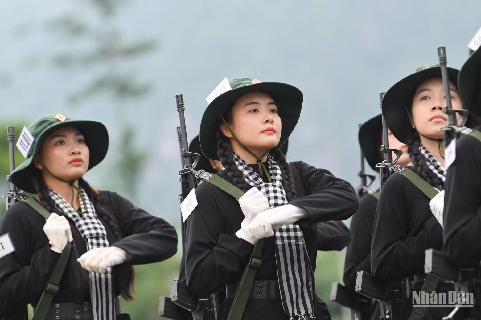 The formation of southern guerrilla women, with participants from the south having assembled in the north since early June.