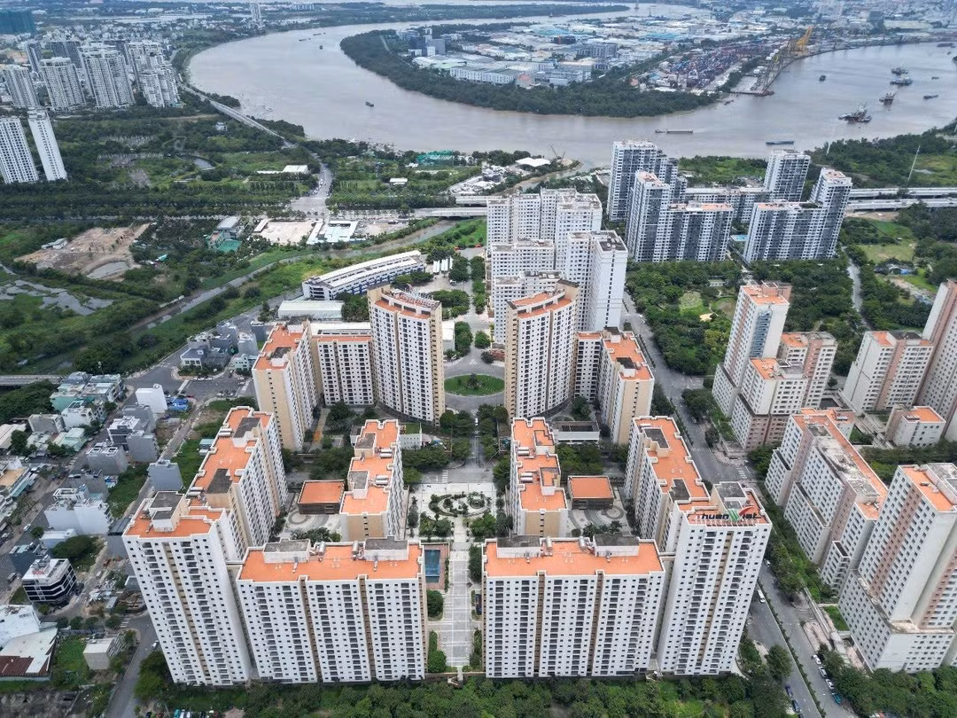 Binh Khanh resettlement area in the Thu Thiem New Urban Area. (Photo: The Anh)