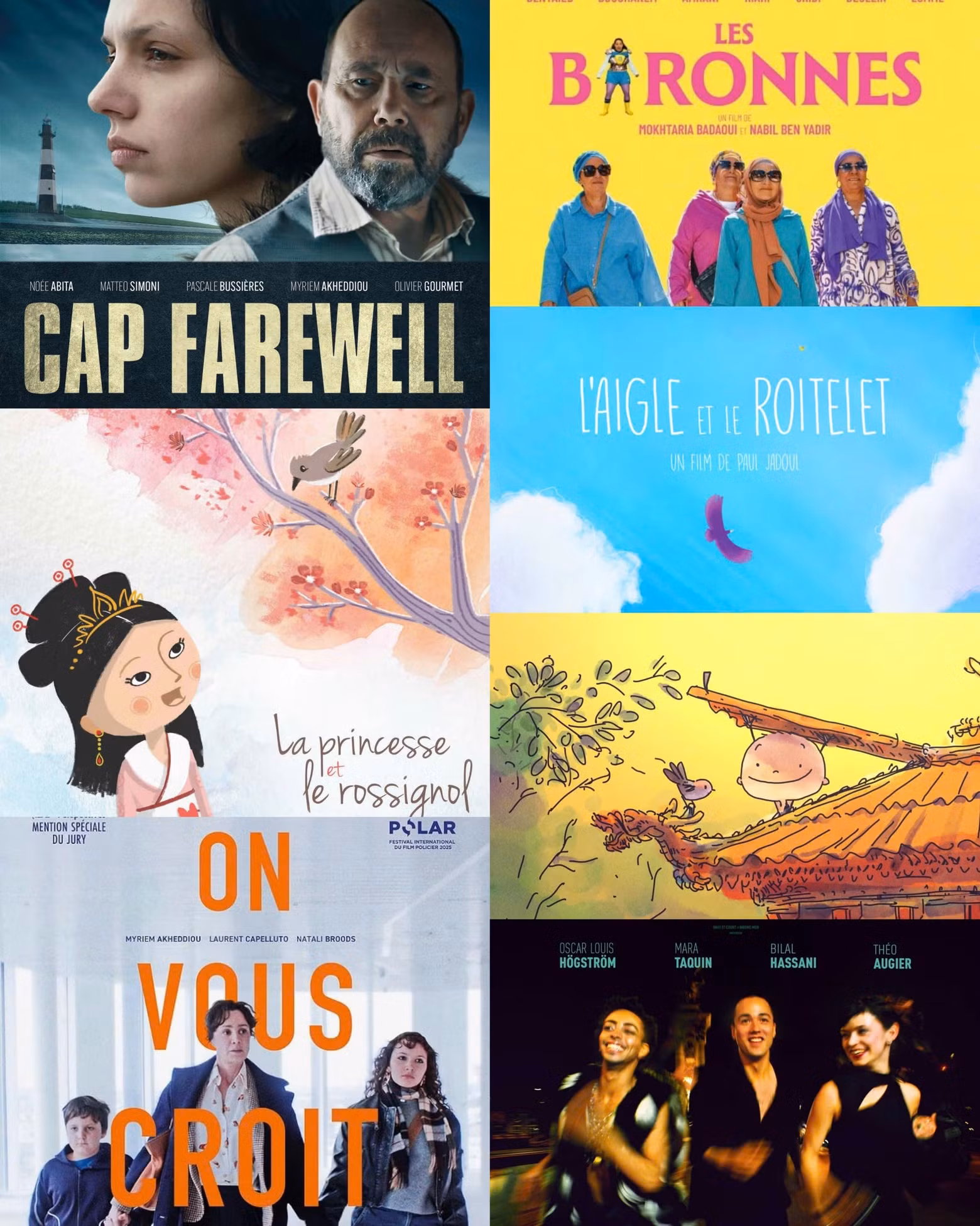 Posters of films featured at the ninth Wallonie-Bruxelles Film Week in Viet Nam. (Photo: Organising Committee)