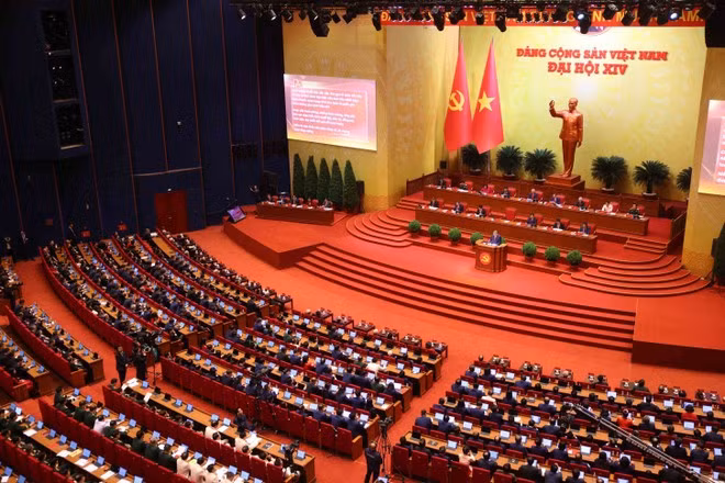 An overview of the opening session of the 14th National Party Congress (Photo: VNA)