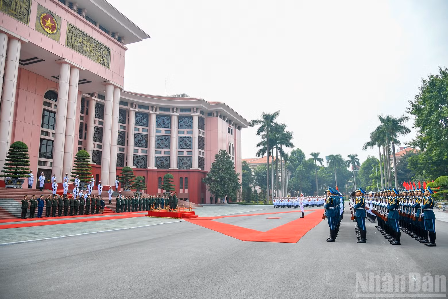 An overview of the welcoming ceremony. (Photo: THE DAI)
