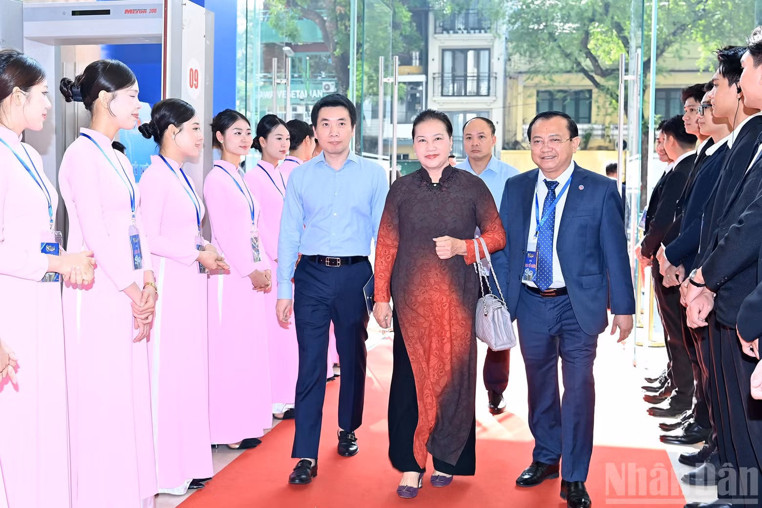 Former National Assembly Chairwoman Nguyen Thi Kim Ngan at the ceremony.