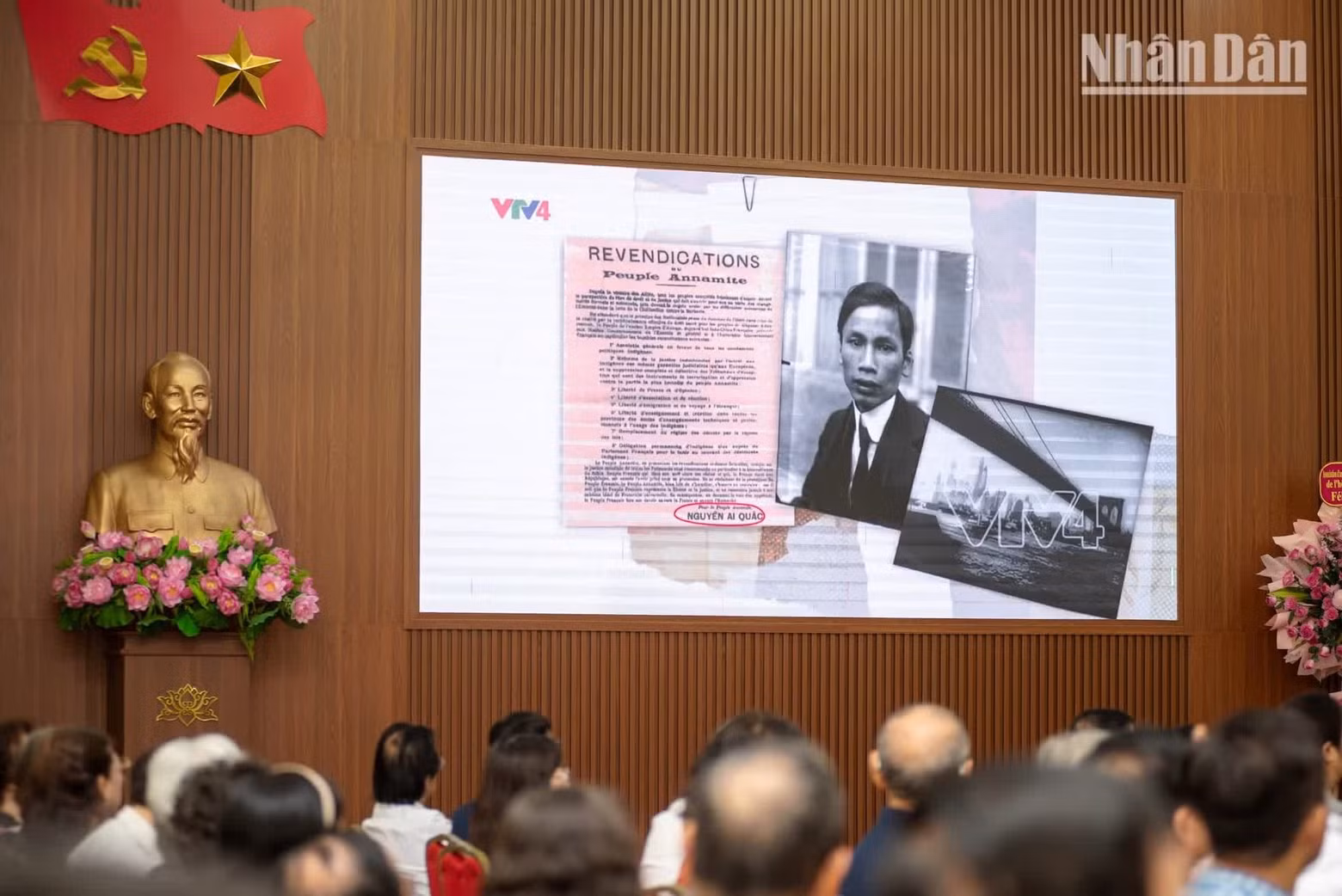 Image of the patriotic young man Nguyen Tat Thanh during his journey abroad in search of a path to save the nation.